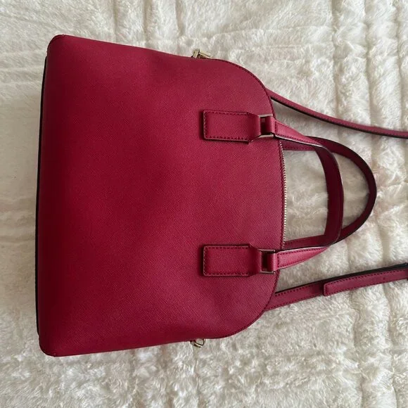 Kate Spade Red Round Top Medium Satchel - Picture 2 of 10